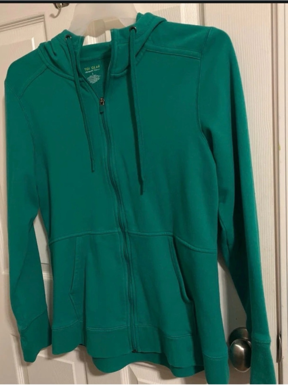 tek gear Teal Full-Zip Hooded Jacket